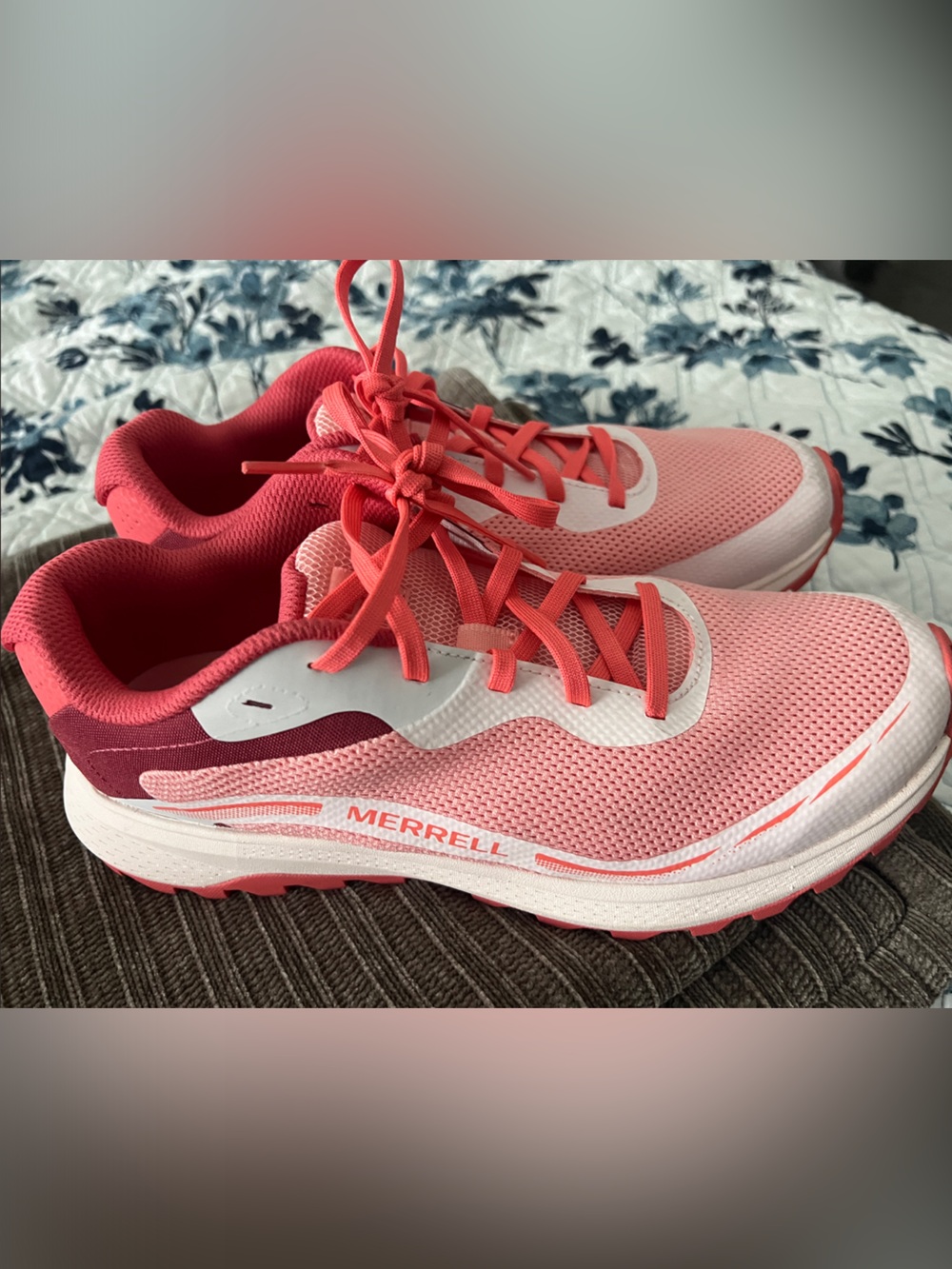 Merrell Women's Pink Coral Athletic Trail Running Sneakers